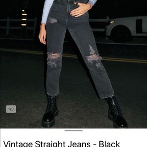 garage vintage straight jeans